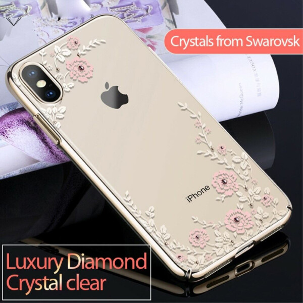 

Пластиковый чехол KAVARO Floret для Apple iPhone Xs Max - Gold