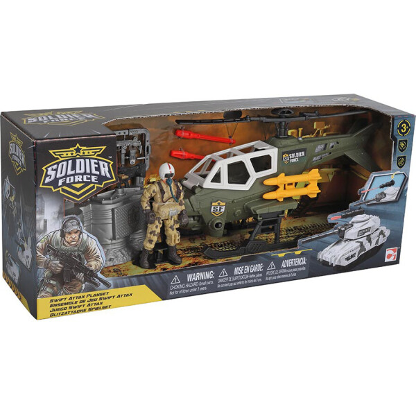 

Игровой набор Chap Mei Солдаты Helicopter Swift Attax (545008)