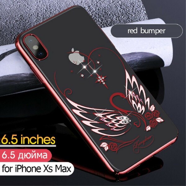 

Пластиковый чехол KINGXBAR Diamond Series для Apple iPhone XS Max - Red