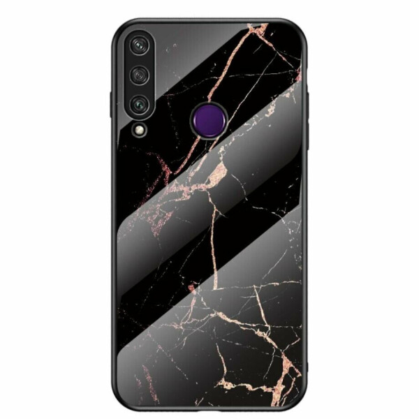 

Защитный чехол Deexe Gradient Pattern для Huawei Y6p - Black / Gold