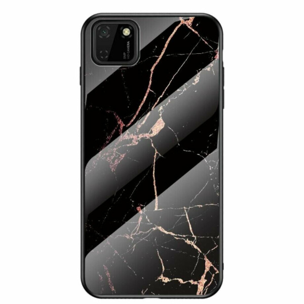 

Защитный чехол Deexe Gradient Pattern для Huawei Y5p - Black / Gold