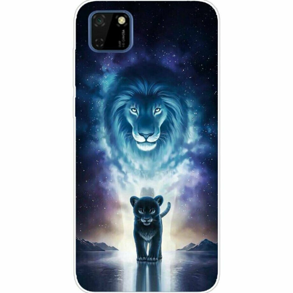 

Силиконовый (TPU) чехол Deexe Pretty Glossy для Huawei Y5p - Lion