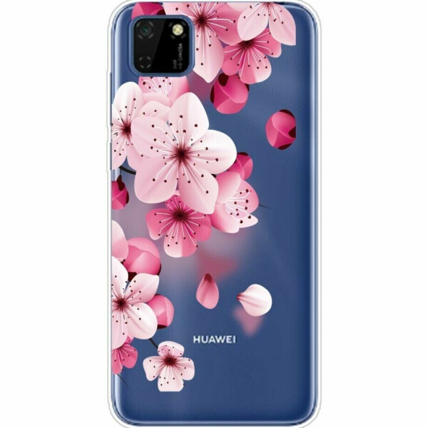 

Силиконовый (TPU) чехол Deexe Pretty Glossy для Huawei Y5p - Flower