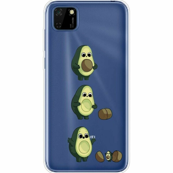 

Силиконовый (TPU) чехол Deexe Pretty Glossy для Huawei Y5p - Avocado