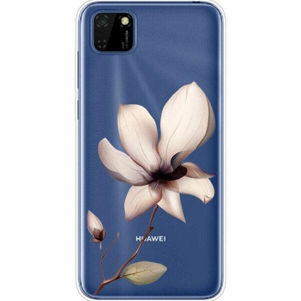 

Силиконовый (TPU) чехол Deexe Pretty Glossy для Huawei Y5p - Lotus Flower