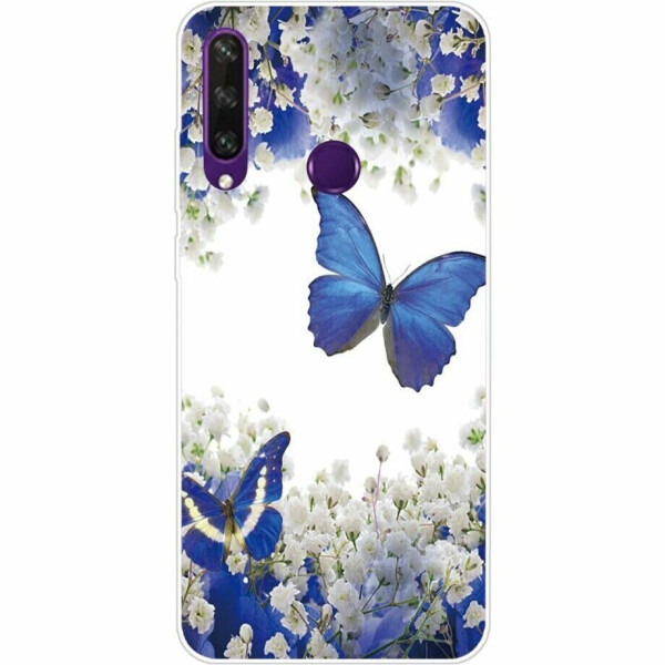 

Силиконовый (TPU) чехол Deexe Pretty Glossy для Huawei Y6p - Butterfly
