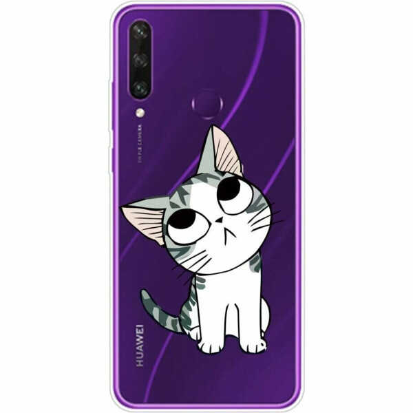 

Силиконовый (TPU) чехол Deexe Pretty Glossy для Huawei Y6p - Cat