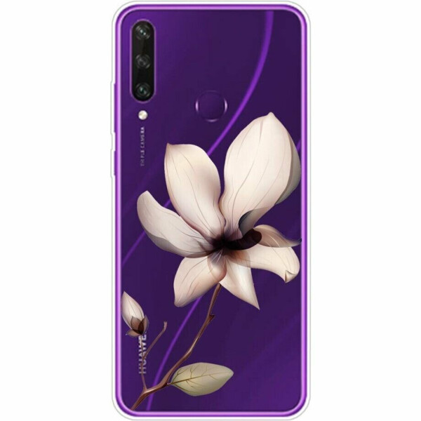 

Силиконовый (TPU) чехол Deexe Pretty Glossy для Huawei Y6p - Lotus Flower
