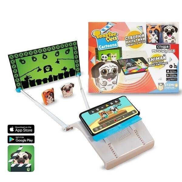 

Набор для анимационного творчества Toaster pets Студия мультфильмов (1000)