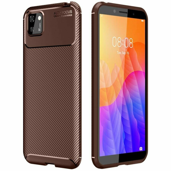 

Защитный чехол Deexe Fusion для Huawei Y5p - Brown