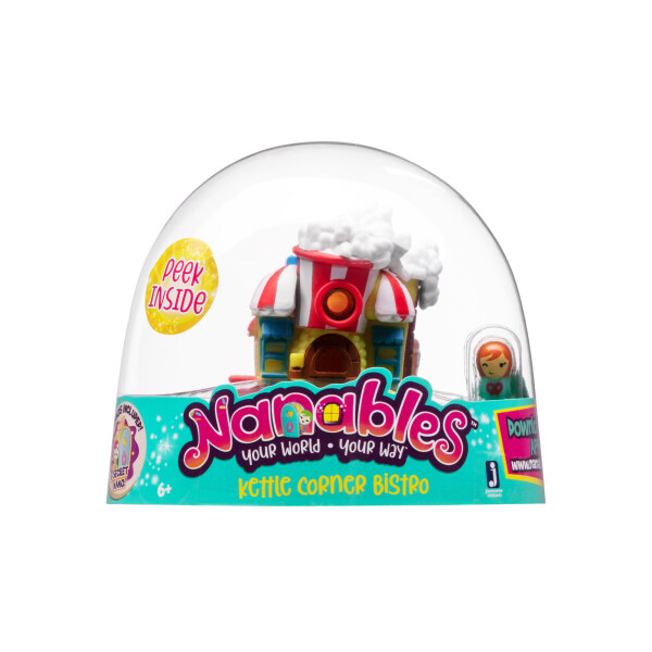 

Набор Jazwares Nanables Small house Город сладостей Бистро Попкорн (NNB0043)