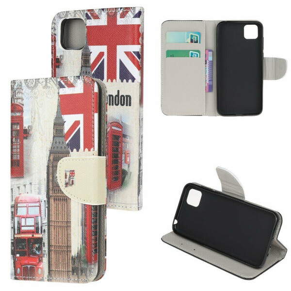 

Чехол-книжка Deexe Color Wallet для Huawei Y5p - Big Ben