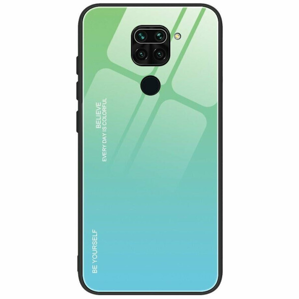 

Защитный чехол Deexe Gradient Color для Xiaomi Redmi Note 9 / Redmi 10X - Cyan / Blue