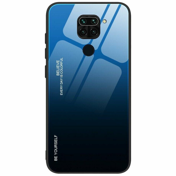 

Защитный чехол Deexe Gradient Color для Xiaomi Redmi Note 9 / Redmi 10X - Black / Blue
