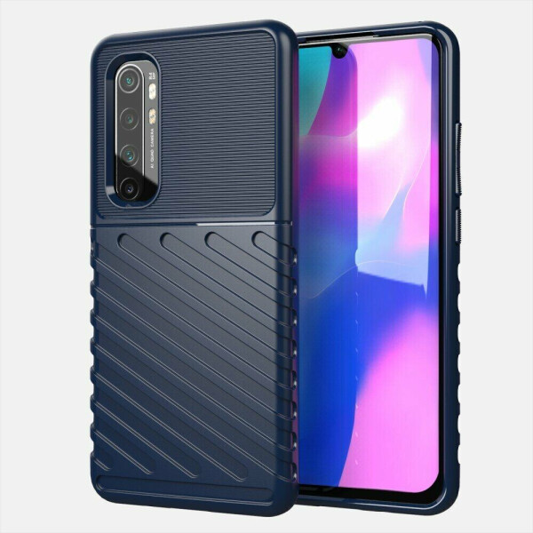 

Защитный чехол Deexe Thunder Series для Xiaomi Mi Note 10 Lite - Blue
