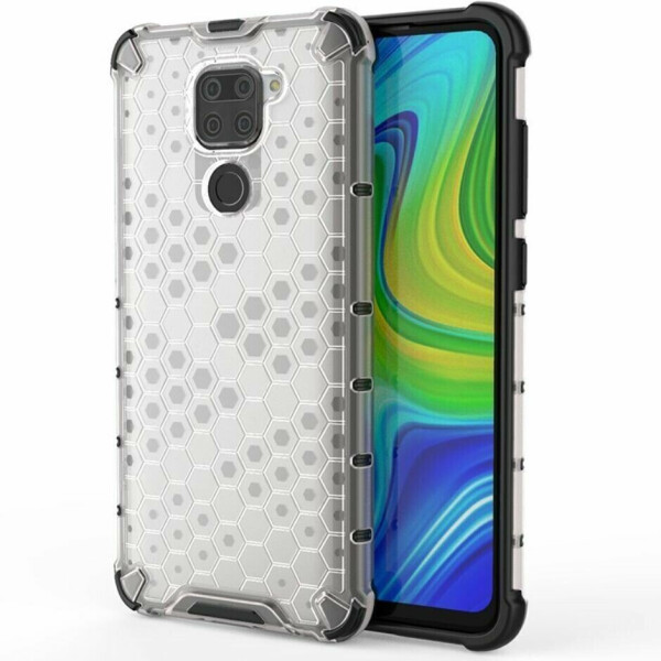 

Защитный чехол Deexe Honeycomb Series для Xiaomi Redmi Note 9 / Redmi 10X - White