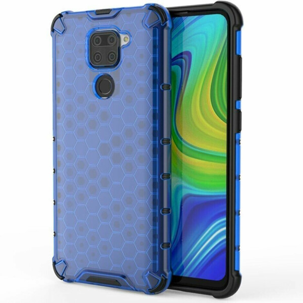 

Защитный чехол Deexe Honeycomb Series для Xiaomi Redmi Note 9 / Redmi 10X - Blue