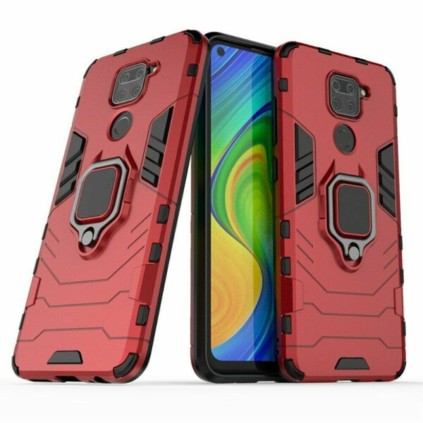 

Защитный чехол Deexe Hybrid Case для Xiaomi Redmi Note 9 / Redmi 10X - Red