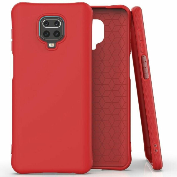 

Защитный чехол Deexe Soft Cover для Xiaomi Redmi Note 9 Pro / Note 9S / Note 9 Pro Max - Red