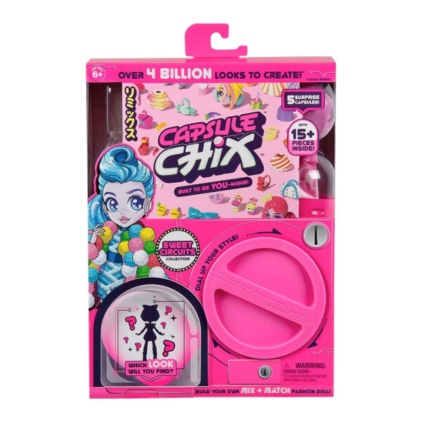 

Игровой набор сюрприз Moose Capsule Chix с куклой Sweet Circuits (59200)