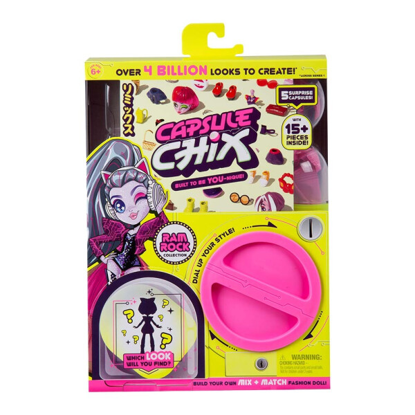 

Кукольный набор Moose Capsule chix Дикий рок сюрприз (59203)
