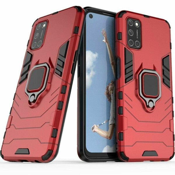 

Защитный чехол Deexe Hybrid Case для OPPO A52 / A72 / A92 - Red