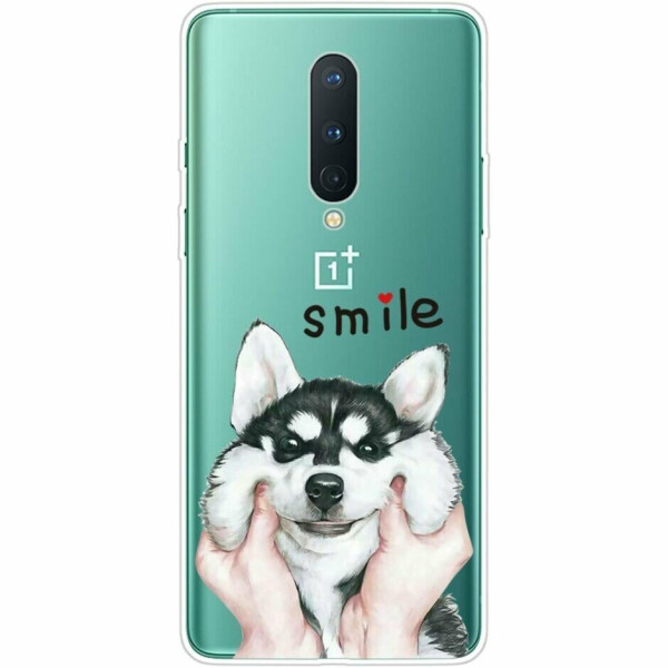 

Силиконовый (TPU) чехол Deexe Pretty Glossy для OnePlus 8 - Smile Dogs