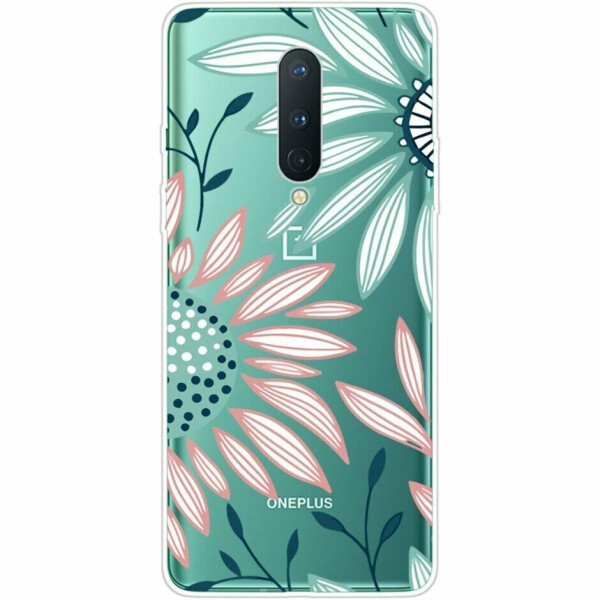 

Силиконовый (TPU) чехол Deexe Pretty Glossy для OnePlus 8 - Sunflower