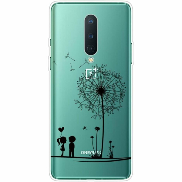 

Силиконовый (TPU) чехол Deexe Pretty Glossy для OnePlus 8 - Dandelion