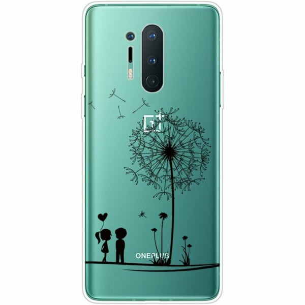 

Силиконовый (TPU) чехол Deexe Pretty Glossy для OnePlus 8 Pro - Dandelion