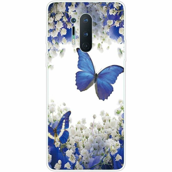 

Силиконовый (TPU) чехол Deexe Pretty Glossy для OnePlus 8 Pro - Butterfly
