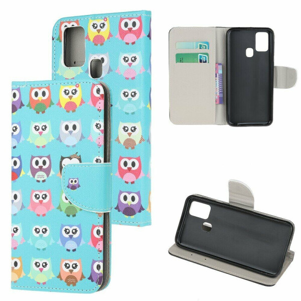 

Чехол-книжка Deexe Color Wallet для Samsung Galaxy A21s (A217) - Owls