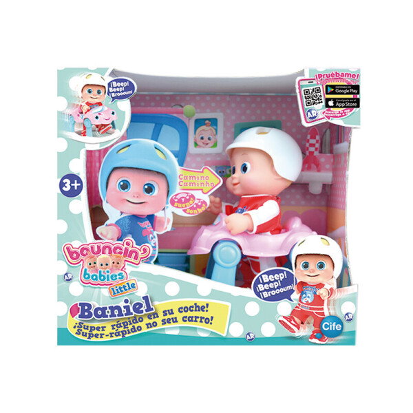 

Кукла Bouncin' Babies Baniel с машинкой (801001)