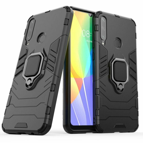

Защитный чехол Deexe Hybrid Case для Huawei Y6p - Black