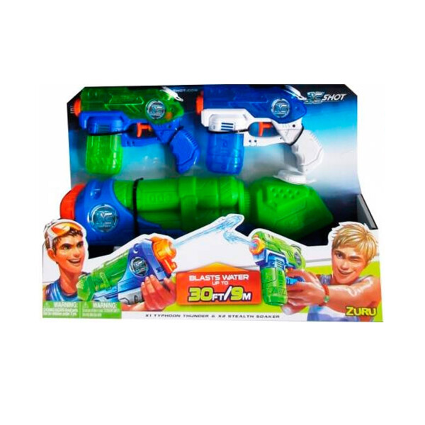 

Набор водных бластеров Zuru X-Shot Typhoon Thunder и Stealth Soakers (5602)