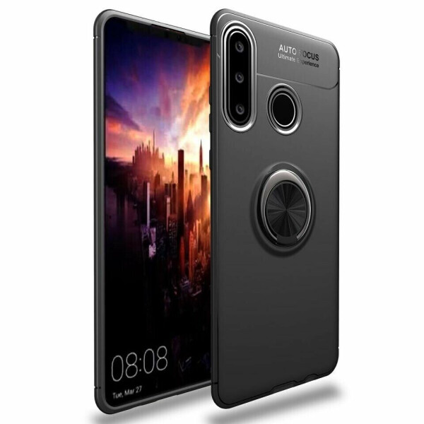 

Защитный чехол UniCase Magnetic Ring для Huawei Y6p - Black