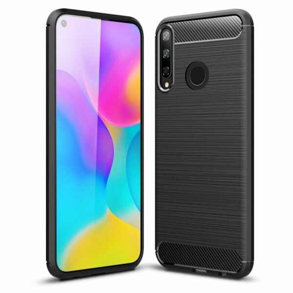 

Защитный чехол UniCase Carbon для Huawei P40 Lite E - Black