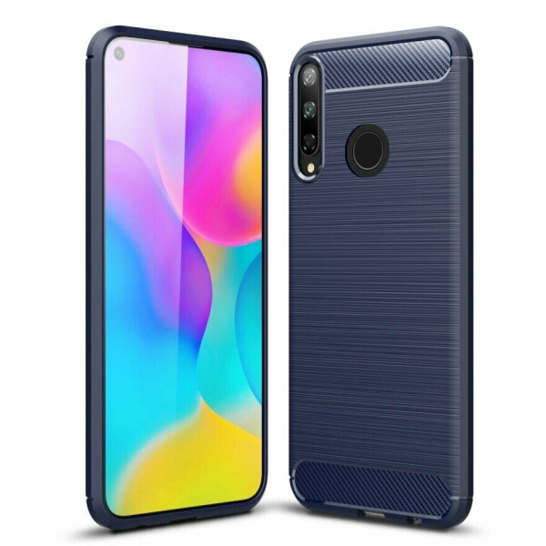 

Защитный чехол UniCase Carbon для Huawei P40 Lite E - Blue