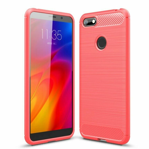 

Защитный чехол UniCase Carbon для Motorola Moto E6 Play (XT2029) - Red