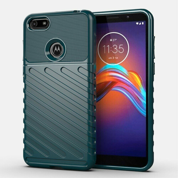 

Защитный чехол Deexe Thunder Series для Motorola Moto E6 Play (XT2029) - Green