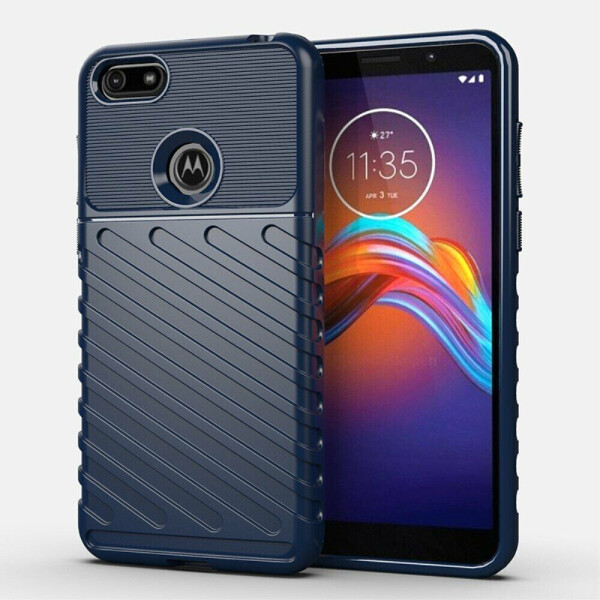 

Защитный чехол Deexe Thunder Series для Motorola Moto E6 Play (XT2029) - Blue