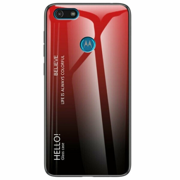 

Защитный чехол Deexe Gradient Color для Motorola Moto E6 Play (XT2029) - Red / Black