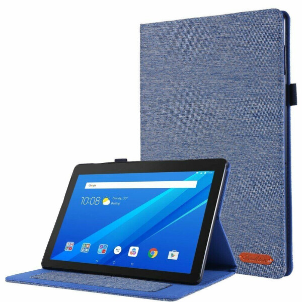 

Чехол Deexe Cloth Style для Lenovo Tab E10 TB-X104F - Blue