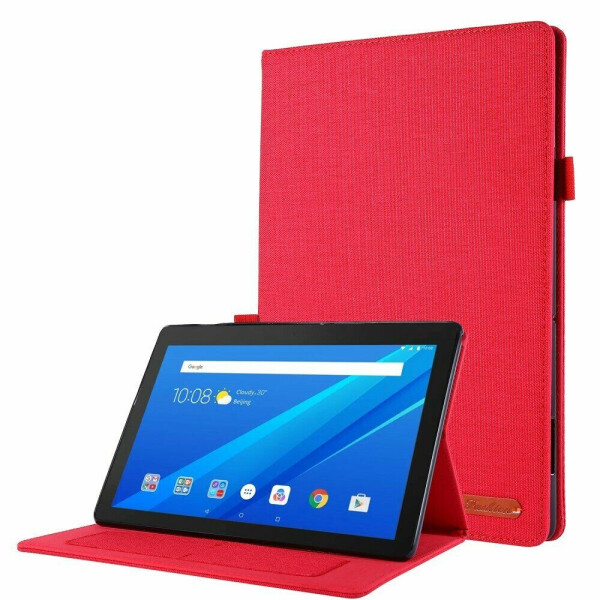 

Чехол Deexe Cloth Style для Lenovo Tab E10 TB-X104F - Red
