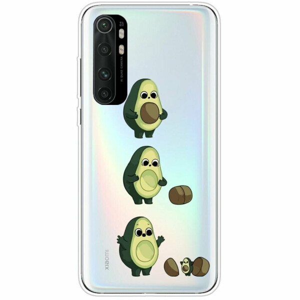 

Силиконовый (TPU) чехол Deexe Pretty Glossy для Xiaomi Mi Note 10 Lite - Avocado