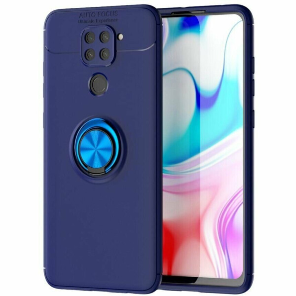 

Защитный чехол UniCase Magnetic Ring для Xiaomi Redmi Note 9 / Redmi 10X - Blue
