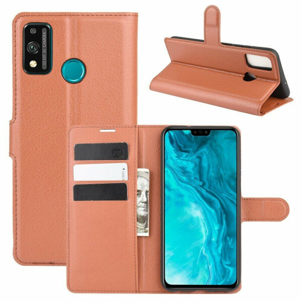 

Чехол-книжка Deexe Book Type для Huawei Honor 9X Lite - Brown