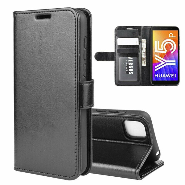 

Чехол-книжка Deexe Wallet Style для Huawei Y5p - Black