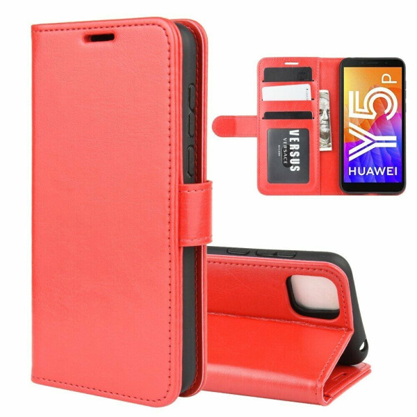 

Чехол-книжка Deexe Wallet Style для Huawei Y5p - Red