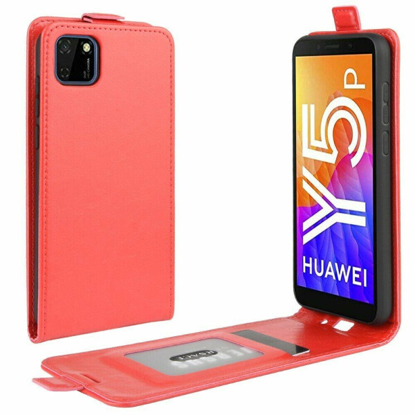

Чехол Deexe Flip Case для Huawei Y5p - Red